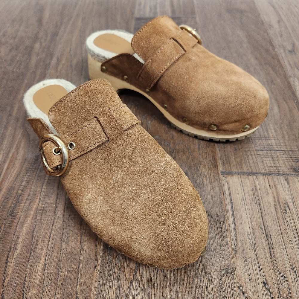 SEE BY CHLOE Viviane Suede Clogs